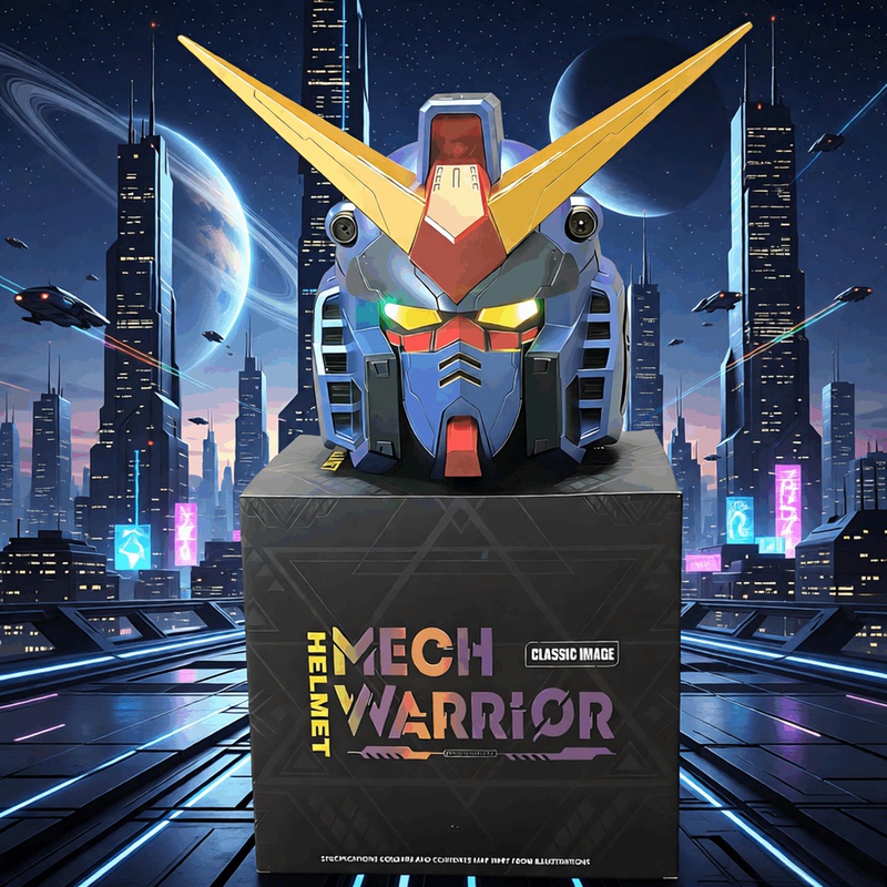 Gundam Model Mask Original Helmet Mobile Suit Wearable Light-Up Full Helmet Ornament Cosplay Convention Prop