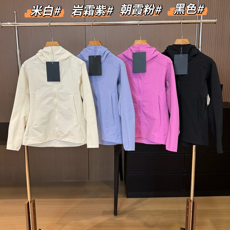 Niaojia Women's Softshell Jacket Spring New Outdoor Waterproof Breathable Thin Hooded Slim Fit Sports Casual Jacket