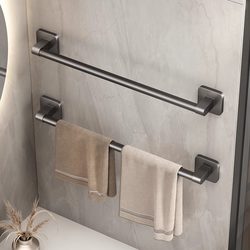 German Jg Towel Rack Bathroom Punch-Free Wall-Mounted Storage Rack Bathroom Towel Single Pole Toilet Storage Rack
