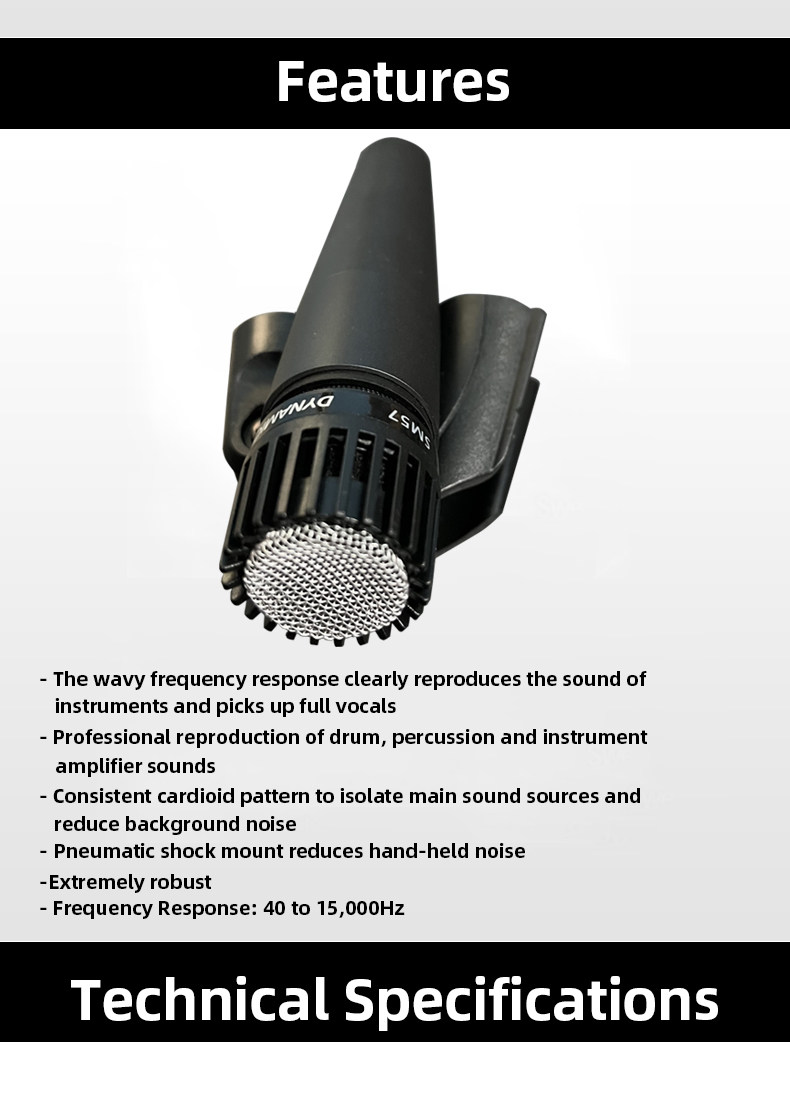 Сумка для ювелирных изделий for shure sm57 legendary dynamic microphone professional wir Diy