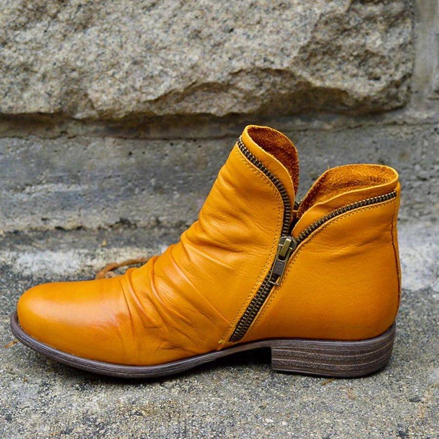 Women Ankle Boots Spring Autumn кожзаменитель Leather Boot Female Short 