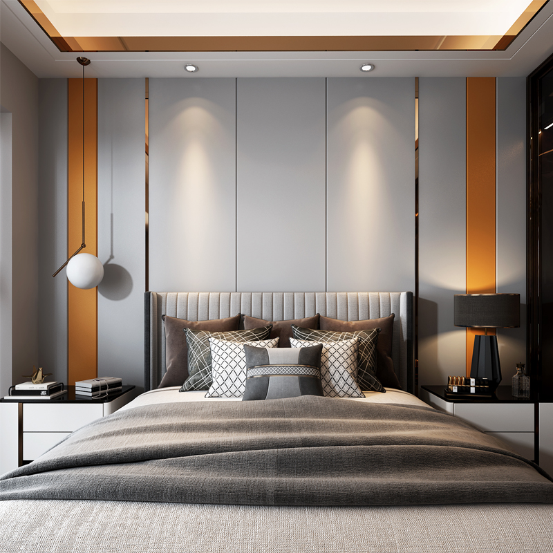 竹木纤维背景墙：客厅美学与功能性的完美结合