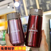 Guardian angel thermos cup male and female students cute outdoor sports fitness small water cup 304 stainless steel vacuum cup
