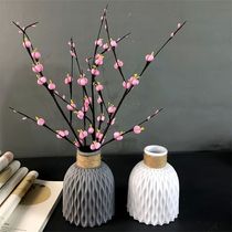 Modern Flower Vase Imitation Ceramic Flower Pot Decoration H