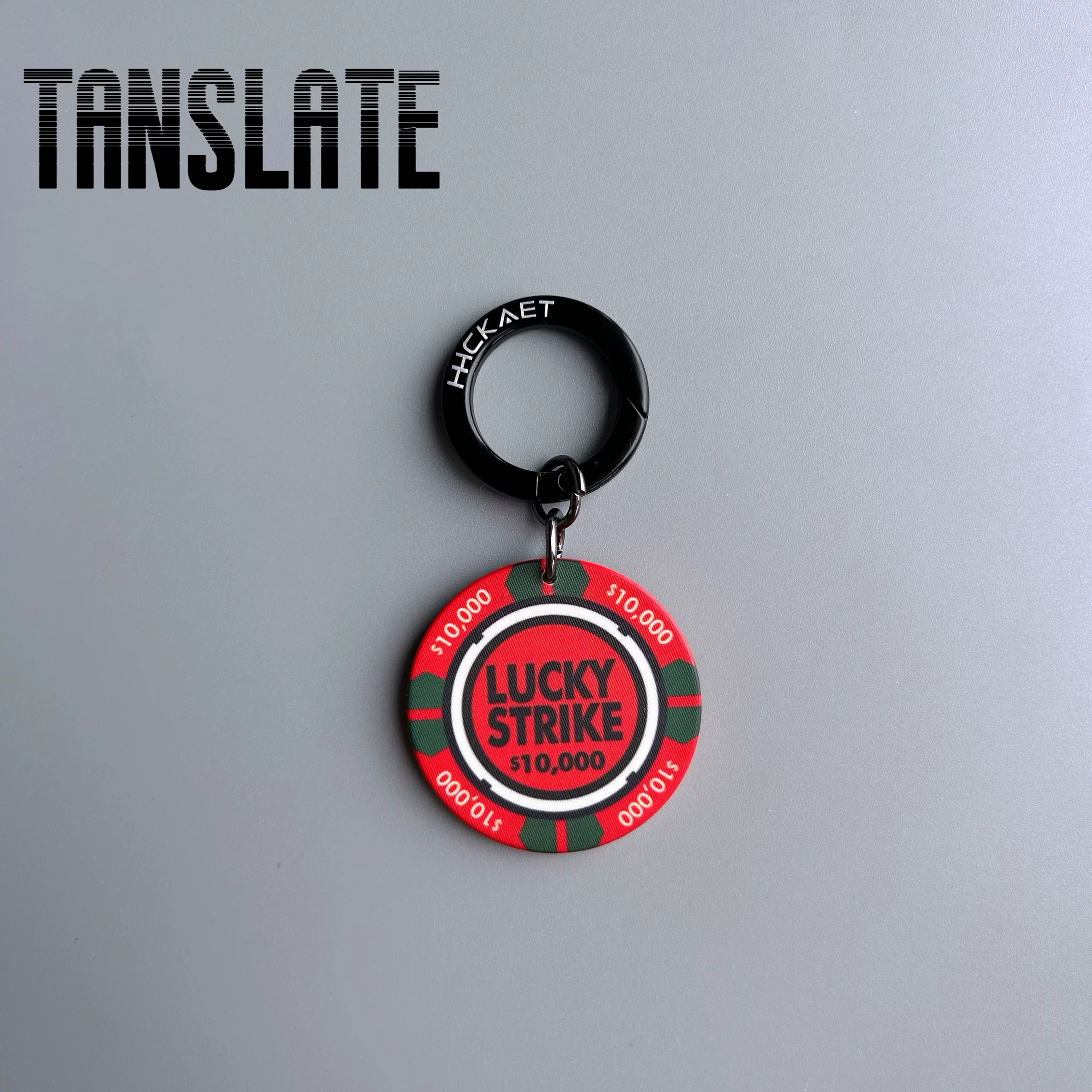 Keychain, retro accessory, creative design pendant, American style, for beloved, creative gift