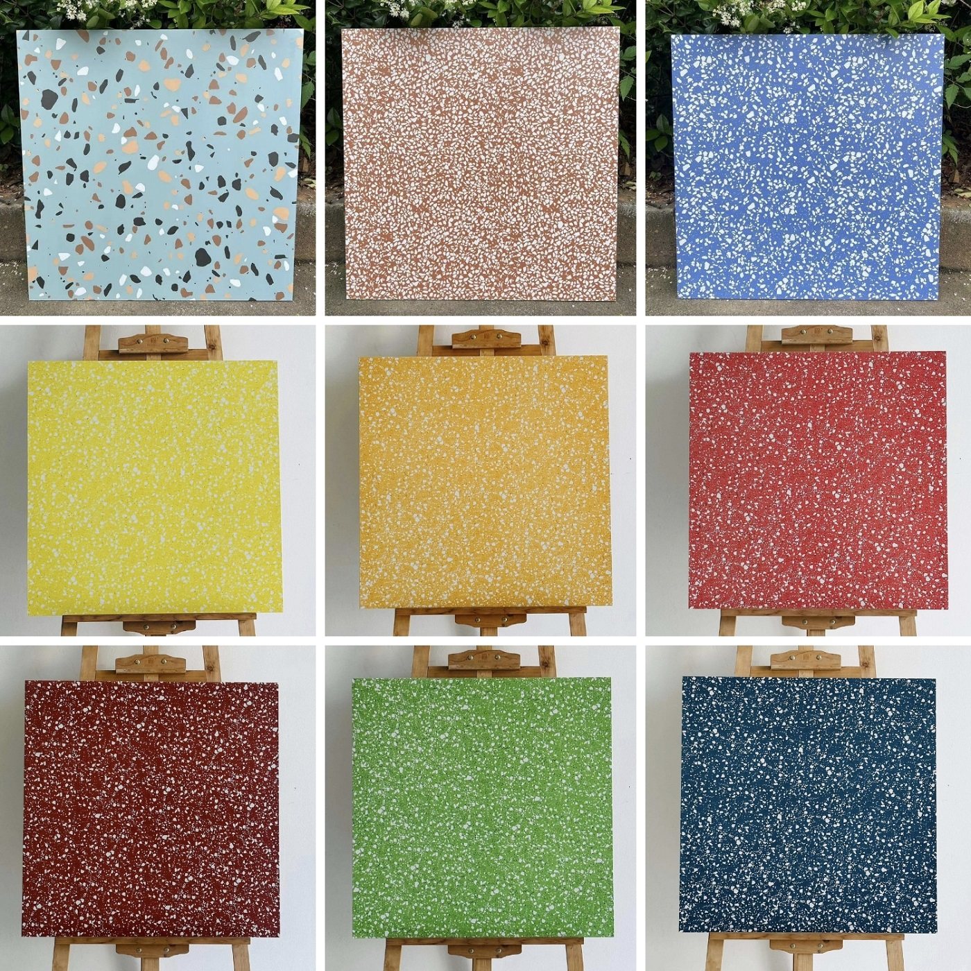Цветная плитка terrazzo 600x600 напольная плитка матовая напольная плитка античная напольная плитка нескользящая Гуандун Фошань