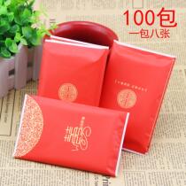 Wedding tissue table small packet napkin feasterWedding products full special wedding party special wedding party red