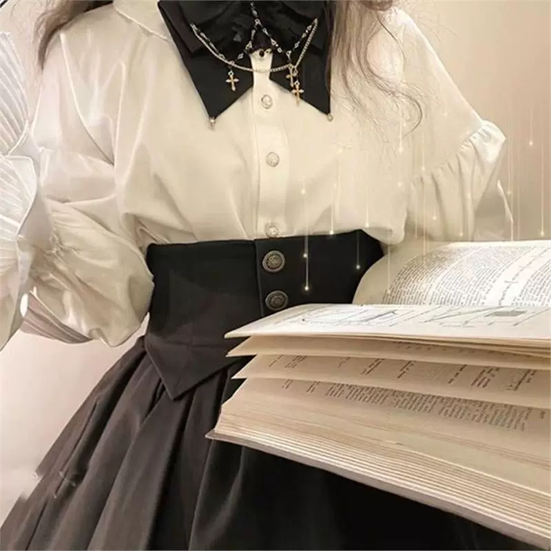 Фонарик, рубашка, пояс, юбка, хэллоуин, стиль Лолита, косплей