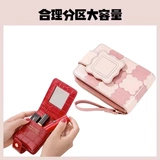 Помада, зеркало для школьников, маленькая портативная небольшая сумка, косметичка для путешествий, сумка-органайзер, коллекция 2023