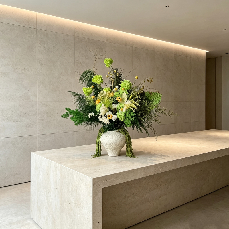 【Wanwansheng】Model Home Living Room Large Flower Dining Table Side Table Coffee Table Chest of Drawers Preserved Flowers High-Value Flower Bouquet Decorations 【Wanwansheng】Model Home Living Room Large Flower Dining Table Side Table Coffee Table Chest of Drawers Preserved Flowers High-Value Flower Bouquet Decorations