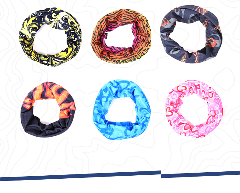 Hewolf / Nam Sói ngoài trời đa dạng liền mạch Magic Turban đa năng 1397 - Kerchief / Earflap khăn ống đa năng