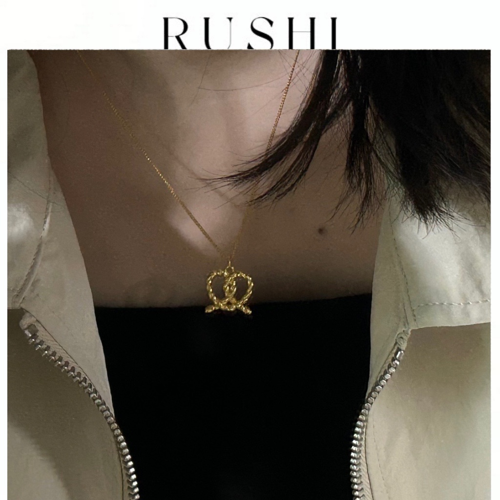 Korean loving base water bread necklace light and trendy and cute-Taobao