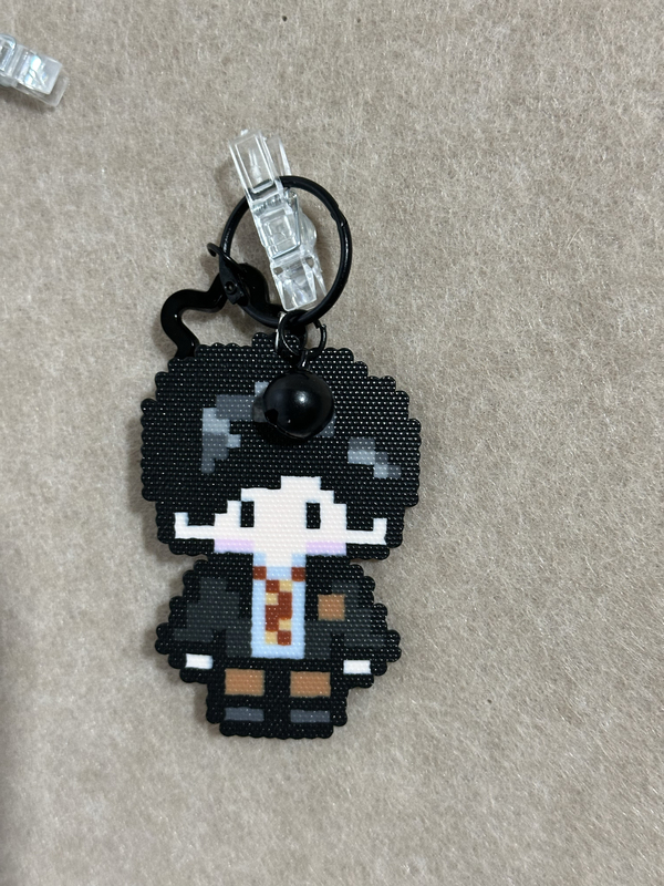 Pindu Finished Product Zhang Linghe Merchandise Q-Version Figure Pixel Style Pendant Keychain