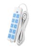 Pure Copper Multi-Functional Power Strip with Long Cord for Student Dormitory, 10m Outlet Power Strip with Cord Switch, Multi-Hole Extension Cord Power Strip