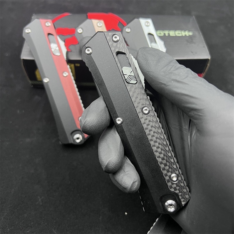 Carbon Fiber Knife Qinglong Edc Micro-Technique Snake God Straight-Out Damascus Steel Handle Set High-End Collectible Grade