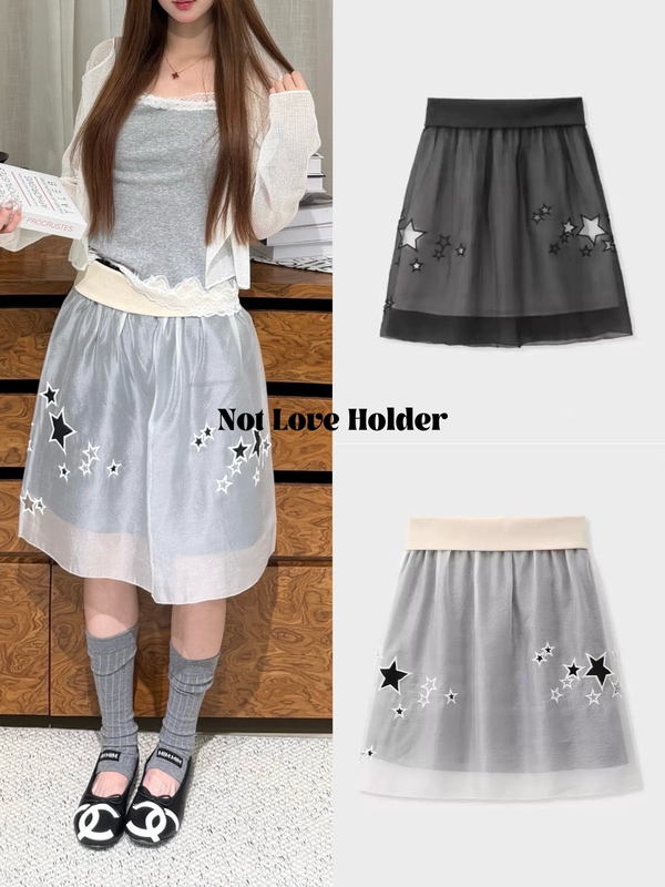 Y Version Restores the Original Mar 26 Summer New Product Xingyin Skirt for Women, Loose, Slimming, Versatile, Mid-Length A-Line Skirt