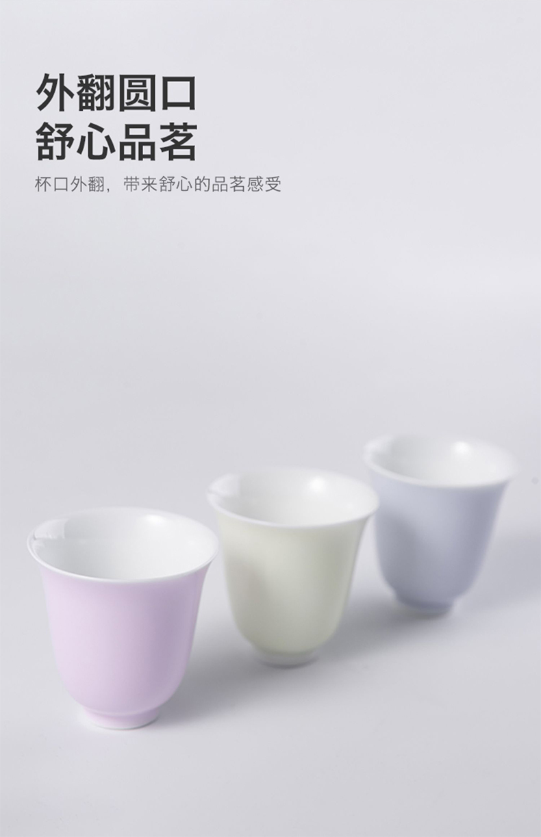 Get the child home fragrance - smelling cup in jingdezhen pure manual kung fu tea set ceramic sample tea cup a single large master CPU