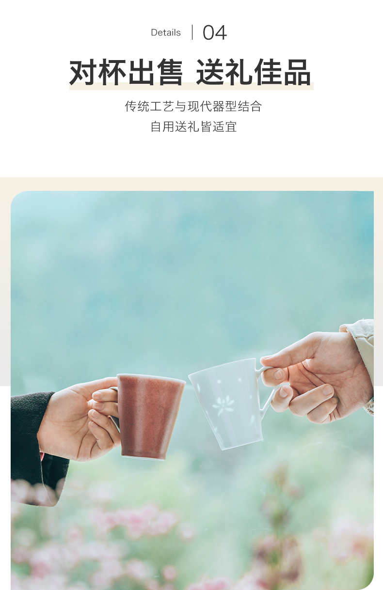 Lane. Jingdezhen ceramic keller to exquisite glass cup of milk for breakfast to send cups of coffee cup
