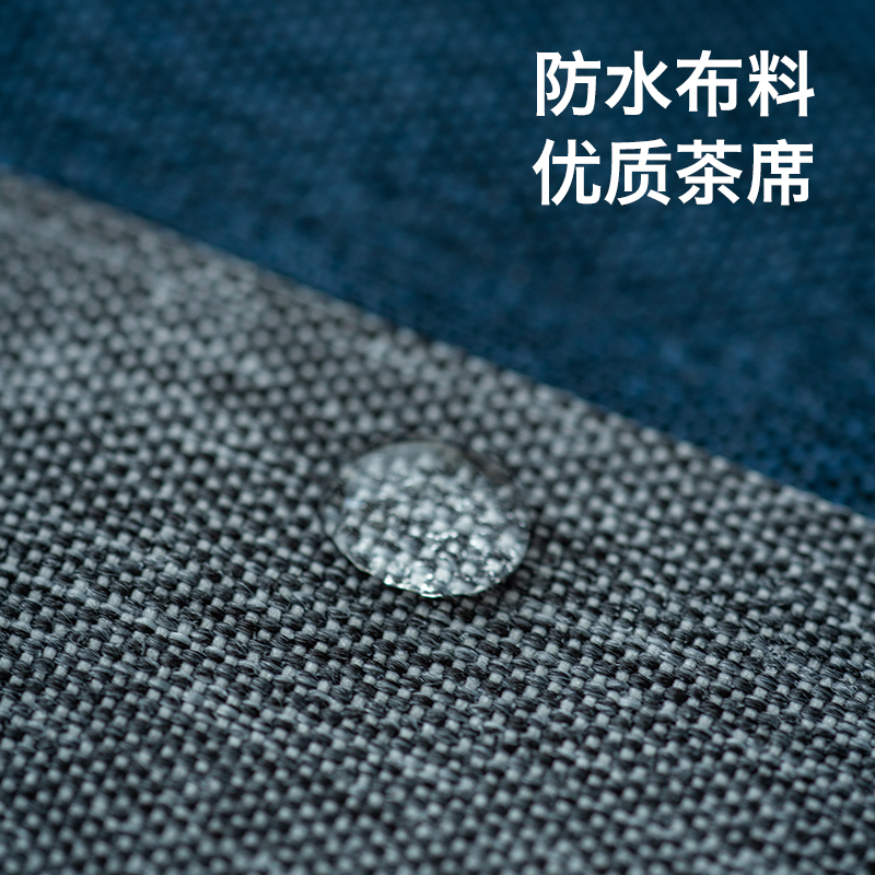 Lane. Waterproof tea table cloth art zen Chinese tea tea tray mat flag cloth simple pure color tea taking