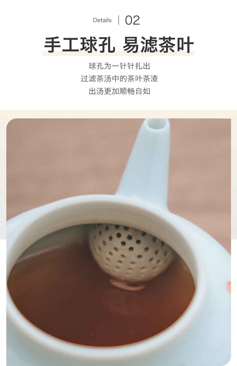 Get son little teapot one make tea with jingdezhen ceramic teapot suit with a single violet arenaceous cooking pot