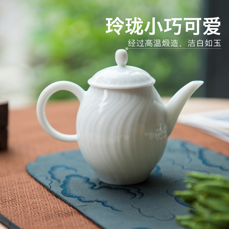 Get in jingdezhen ceramic teapot single pot of kung fu tea pot home little teapot single pot mercifully tea kettle