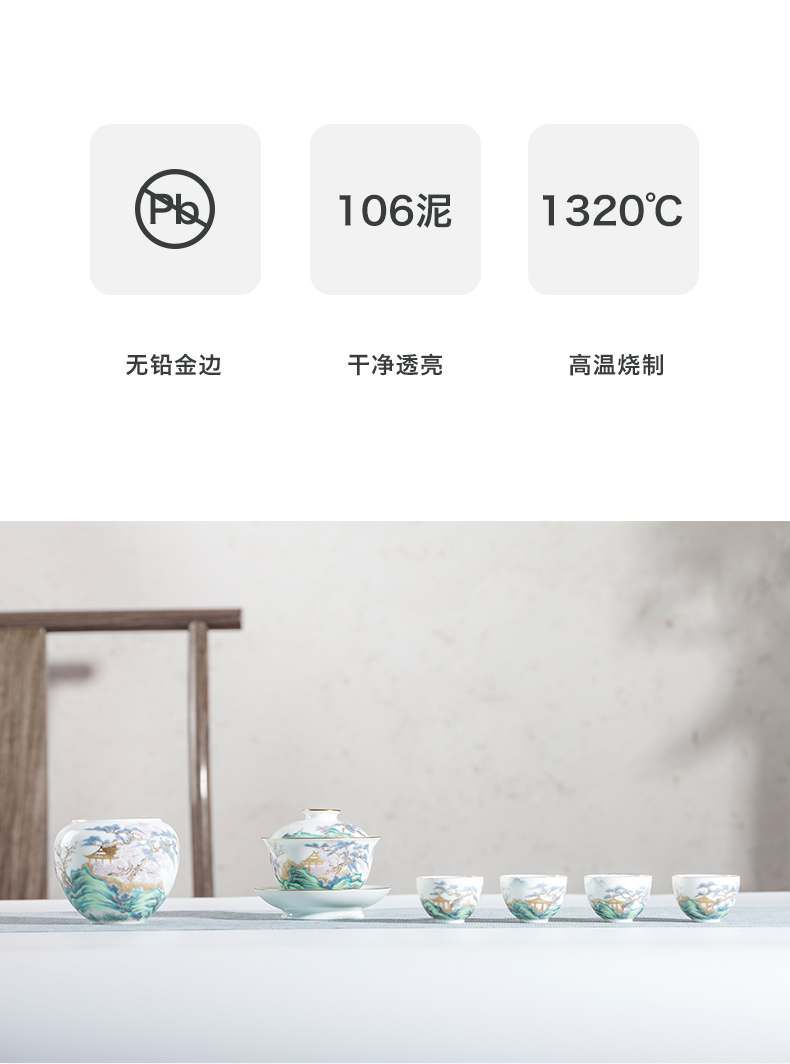 Make in jingdezhen tea cups checking ceramic sample tea cup built lamp that individual household kung fu tea set small tea cups