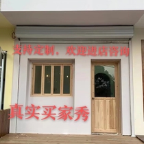 Solid wood windows custom casement windows Chinese lattice windows B&B retro glass windows screen windows sliding folding window guardrails