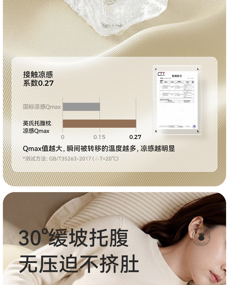 英氏孕妇枕头护腰侧睡托腹侧卧枕怀孕期夏季睡觉期抱枕神器靠枕头 — 12
