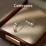 Серьги, 2025 года, изысканный стиль, легкий роскошный стиль