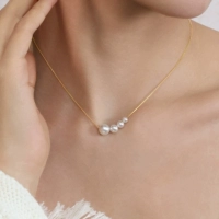 Холодно-белое колье-шкатулка-цепочка - серебро 925 пробы с позолотой.