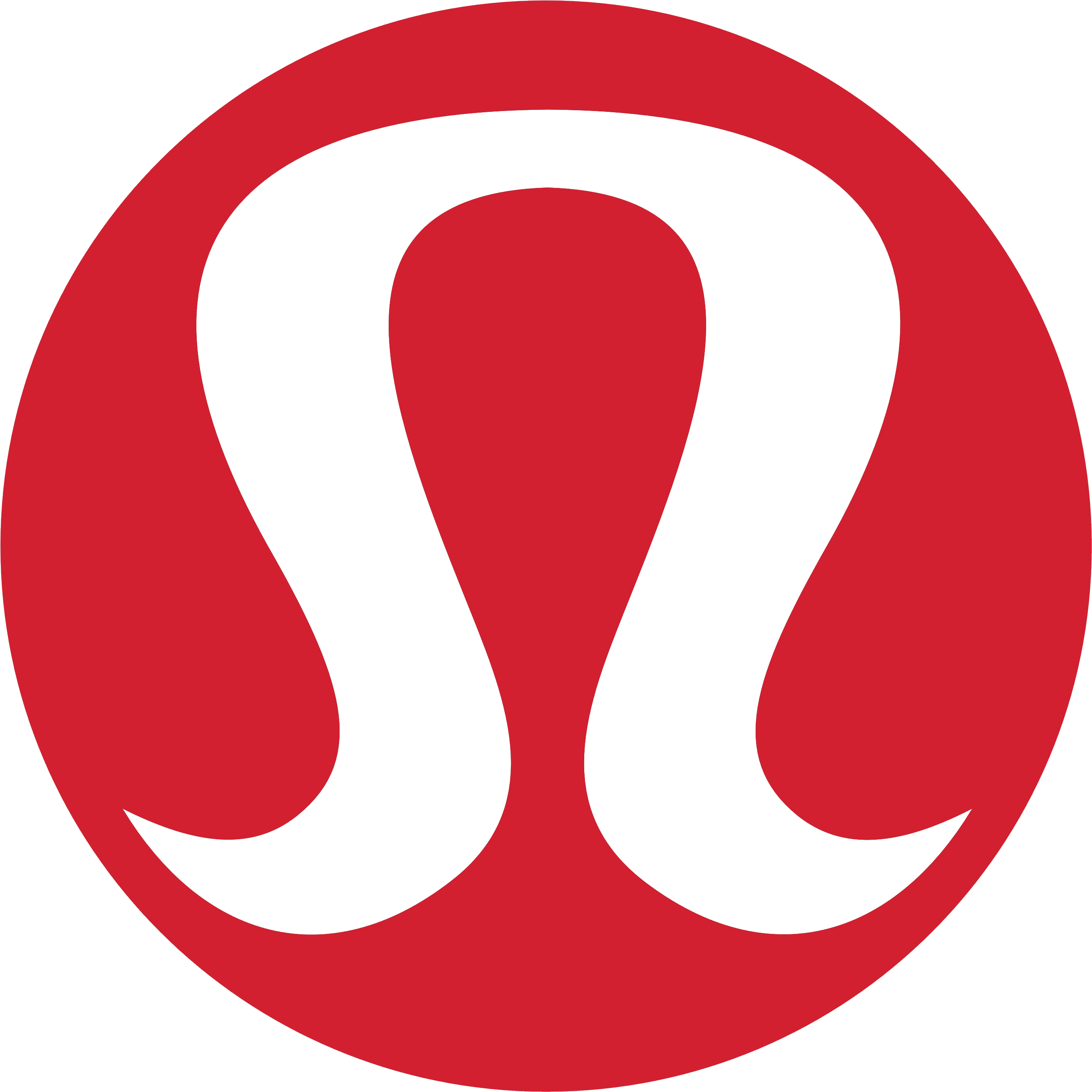 LULU高品质运动服的LOGO