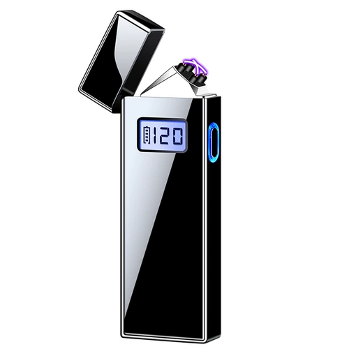 Мужская двухдуговая креативная ветрозащитная высококлассная зажигалка с зарядкой для друга, популярно в интернете