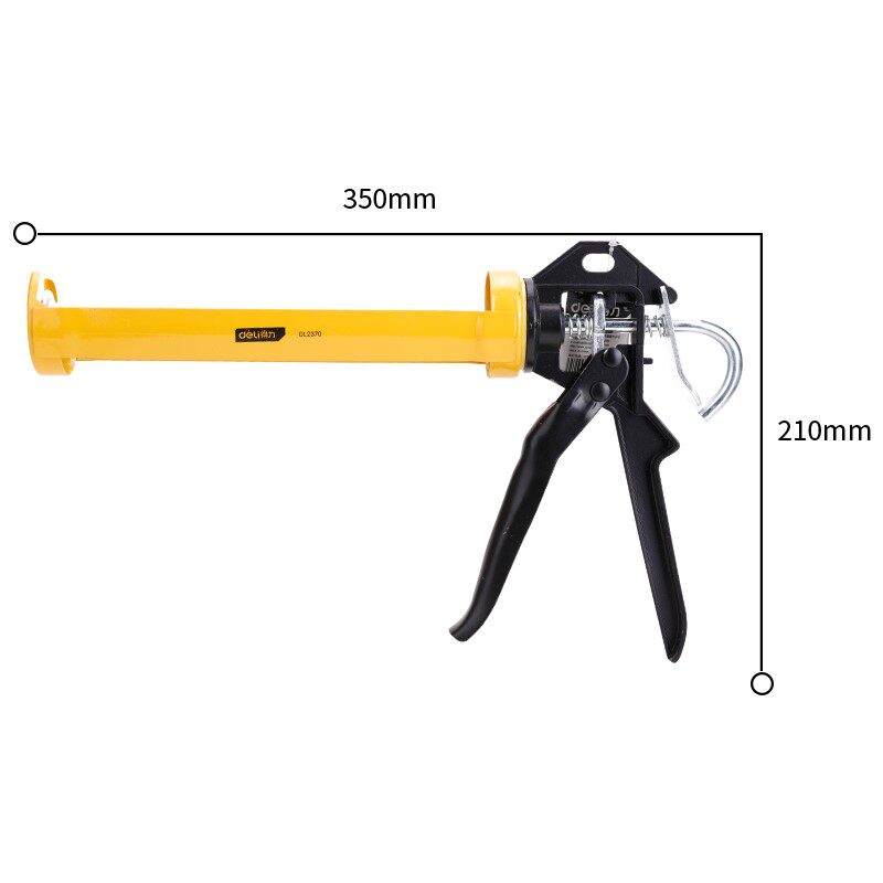 工具：9インチ（225mm）プレミアムコーキングガン、ガラス用グルーガン、シリコンシーラントガン DL2370