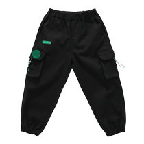 Gattening up Fat Boy Boy plus suede pants Winter Child Fat Boy casual pants Young mens pants Long pants