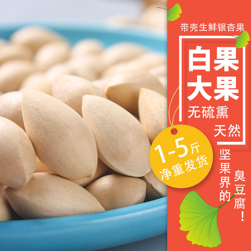 大果白果银杏果:天然无漂白,大颗新鲜,让你爱上自然的味道!-白果-淘宝好物网