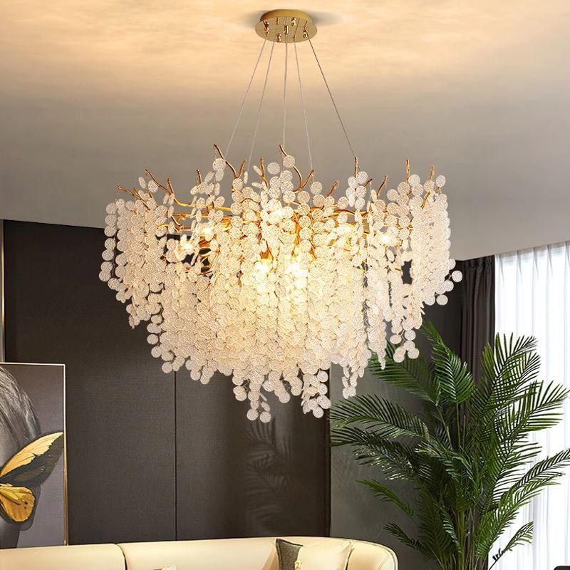 Living Room Crystal Chandelier, Elegant and Luxurious, Simple and Modern, Luxurious Dining Room, European-Style Villa, Money Tree Crystal Branch Chandelier Living Room Crystal Chandelier, Elegant and Luxurious, Simple and Modern, Luxurious Dining Room, European-Style Villa, Money Tree Crystal Branch Chandelier