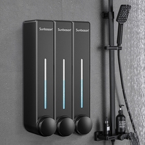 Japan imported MUJIE soap dispenser wall-mounted hand sanitizer wall-mounted bathroom shampoo shower gel sub-bottling