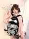 Jiyi Cartoon Cute School Bag Shoulder Good-Looking High School Student Cute ins School Bag Girl Large Capacity Backpack