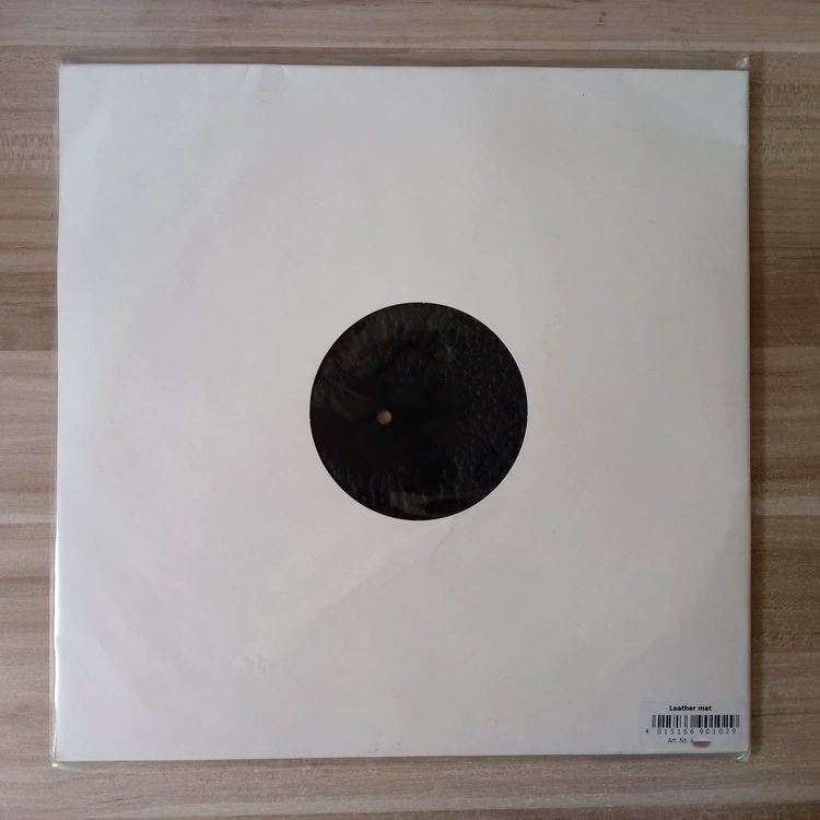 Đức Clearaudio Clear Leather Mat LP vinyl ghi máy nghe nhạc pad da ghi pad - Máy hát