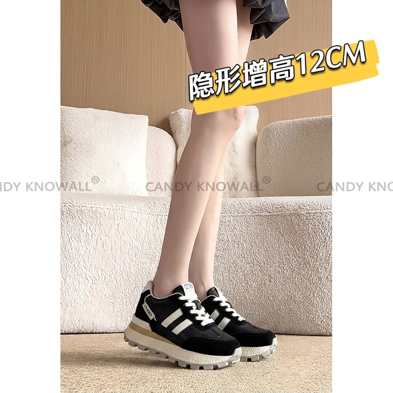 Forrest Gump Shoes Round Toe 2026 Summer New Style Sports Shoes with Invisible Internal Height Increase for Women, 12cm Thick Sole for Short People Forrest Gump Shoes Round Toe 2026 Summer New Style Sports Shoes with Invisible Internal Height Increase for Women, 12cm Thick Sole for Short People