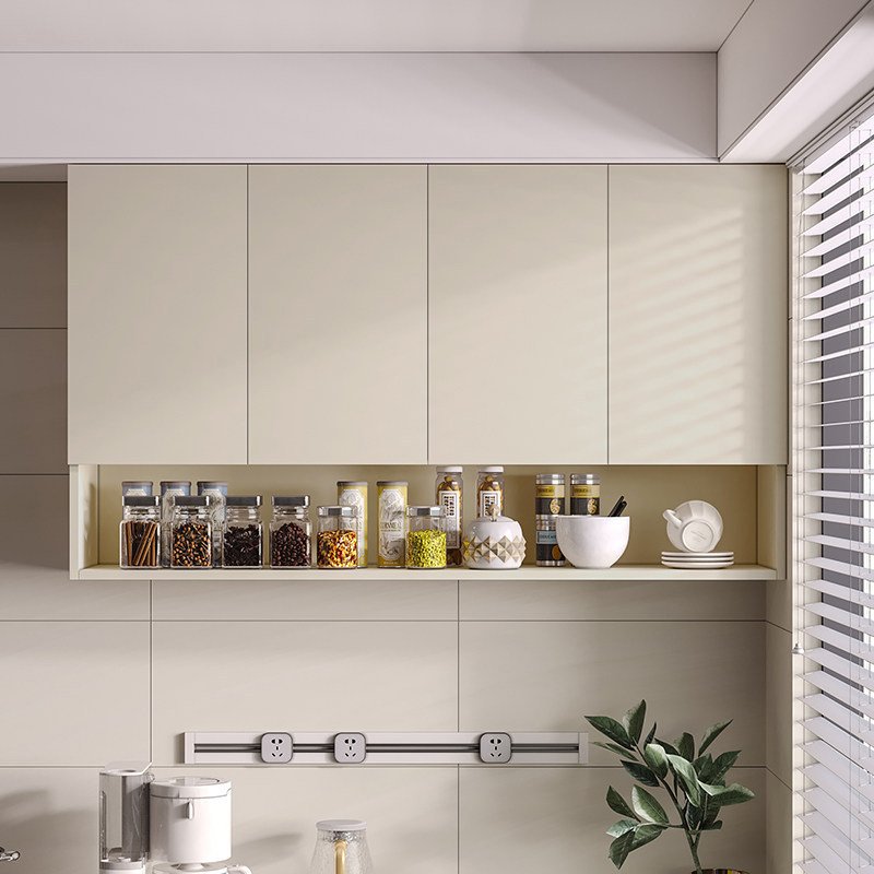 Aluminum Alloy Wall-Mounted Kitchen Storage Cabinet Bathroom Toilet Wall-Mounted Storage Honeycomb Aluminum Glass Wall Cabinet