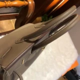 Gao Ding Half -Hand Sewing Layer Togo кожаная платиновая сумка!