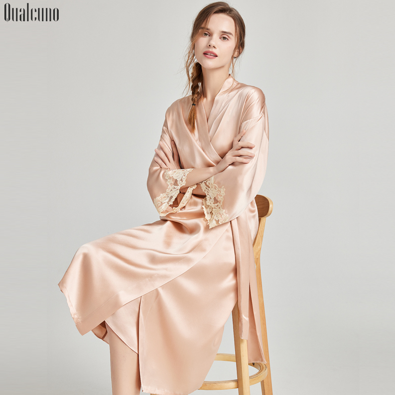 Heavy Silk Long Nightgown for Women, Spring and Summer, Sexy Camisole Long Nightdress, Silk Robe, Mulberry Silk Loungewear, Dressing Gown, Autumn