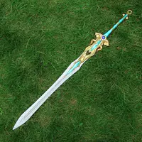 Меч QS 100 см, золото, пластик ПП