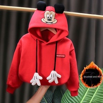 Children's Plush Thickened Sweater Autumn Winter 2023 Ne