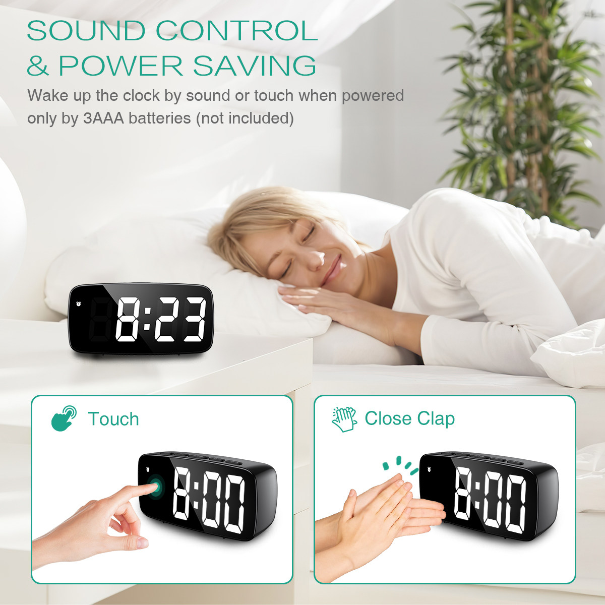ORIA TARDIC CLOCK Digital LED CLOCK CONTOR 