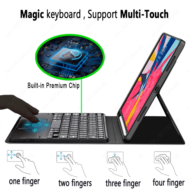 Magic Case Keybord for Samsung Tab A8 A7 S6 Lite 2023 Touch