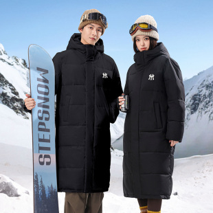 正品大毛领保暖工装滑雪服情侣款宽松冬季外套