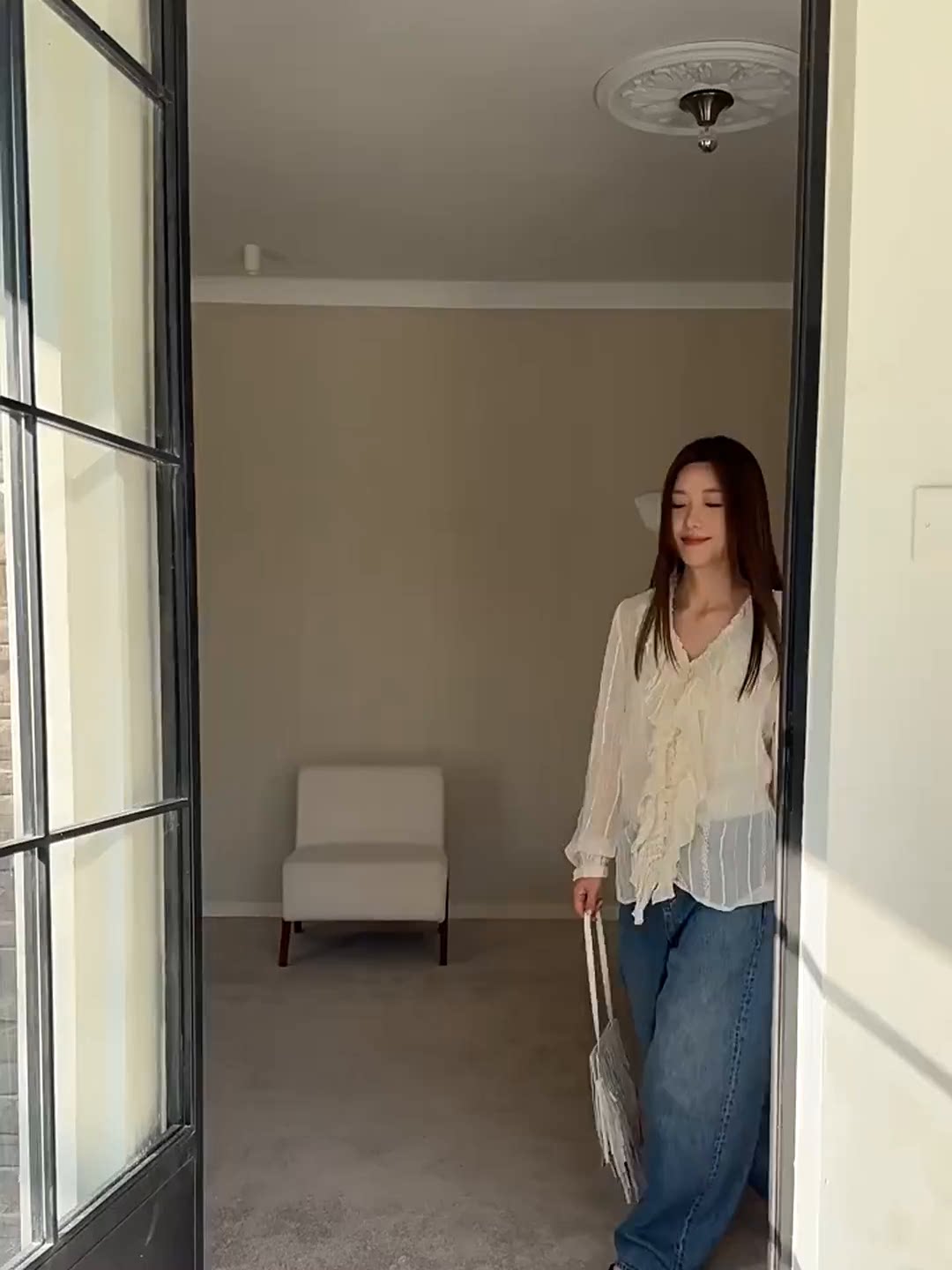 甜酷少女の春日仙气暴击！JEs柔美轻盈荷叶边上衣甜飒拿捏～