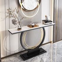 Light luxury console table modern and simple wall strips entry table slate decorative strip case new Chinese style console cabinet